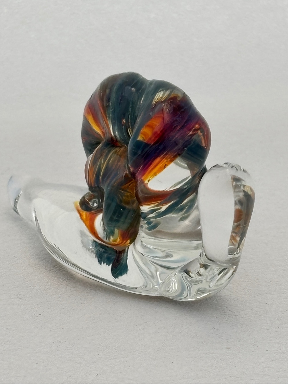 Hand-blown Art Glass Snail Sculpture